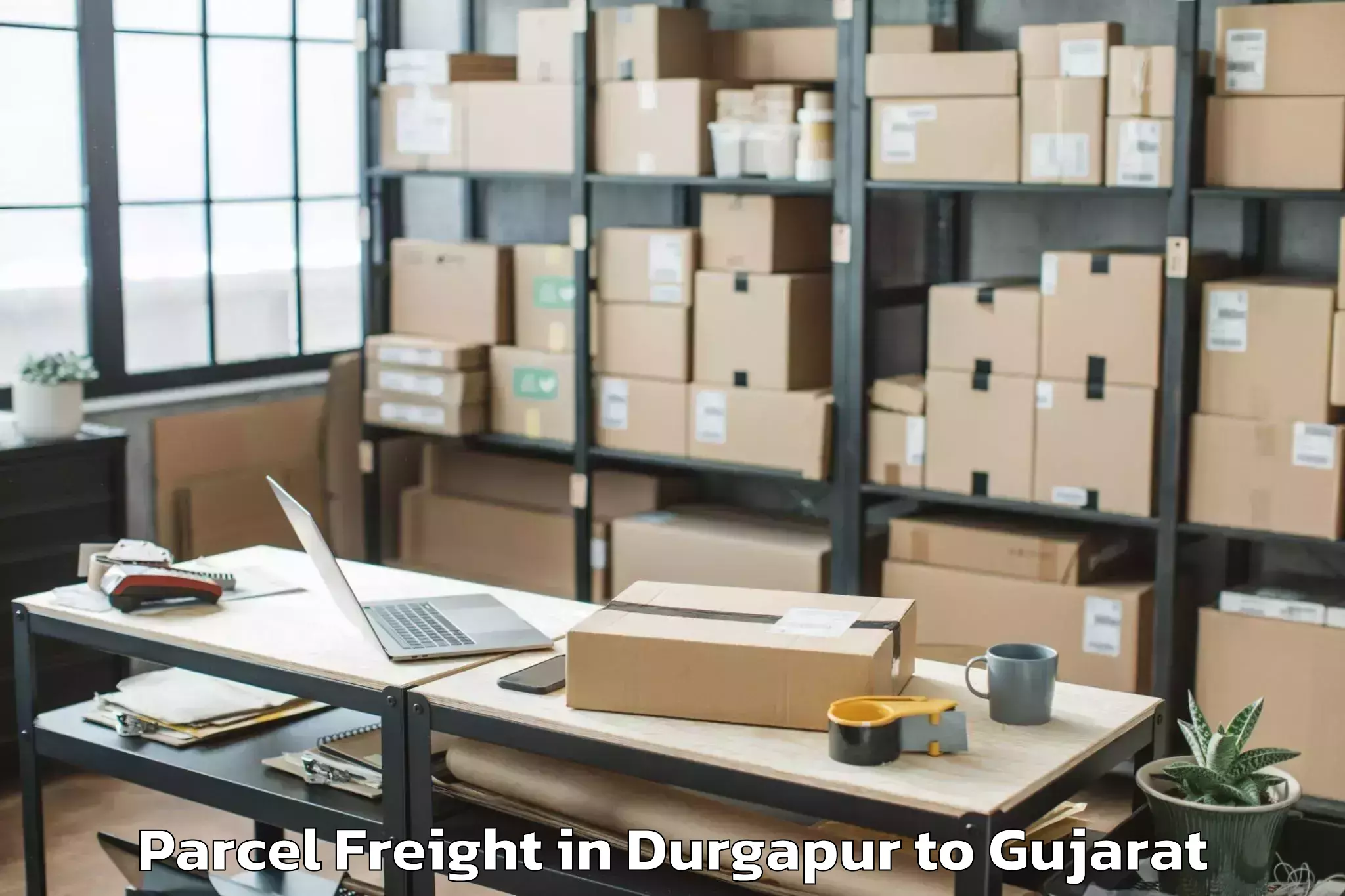 Book Durgapur to Una Gir Somnath Parcel Freight Online